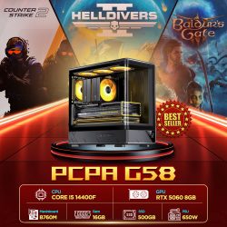 Máy tính PCPA G58 (i5 14400F/16GB/RTX 5060 8Gb/650W)