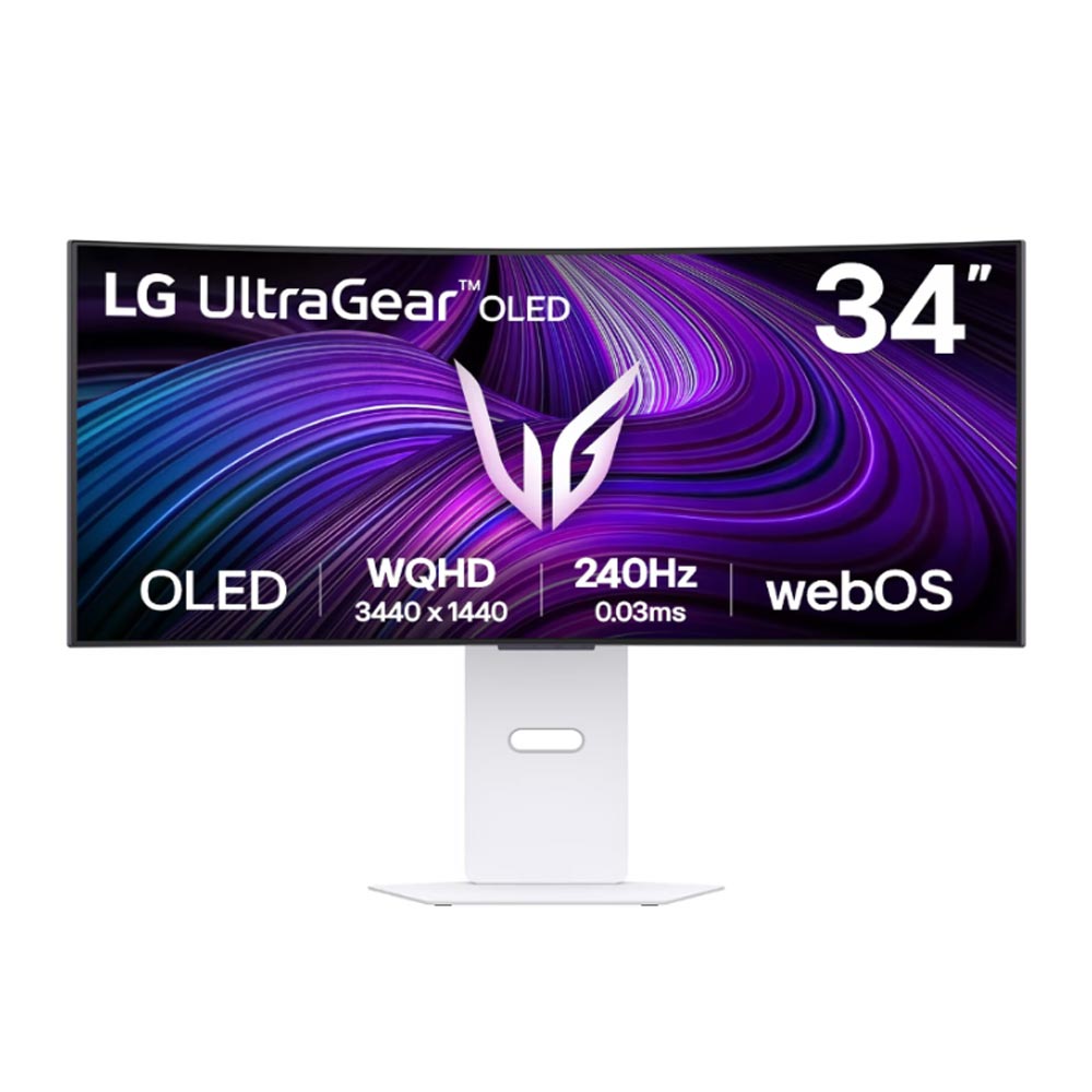 Màn hình cong LG UltraGear 34GX90SA-W (Màn hình cong/ 34Inch/ 0.03ms/ 240Hz/ 275cd/m2/ OLED/ Loa/G-SYNC Compatible) Màn hình cong LG UltraGear 34GX90SA-W (Màn hình cong/ 34Inch/ 0.03ms/ 240Hz/ 275cd/m2/ OLED/ Loa/G-SYNC Compatible)