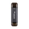 Ổ cứng di động SSD Transcend 2Tb TS2TESD310C (Type-C và USB3.2/ 1050Mb/s/ 950Mb/s/ Đen)