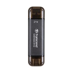 Ổ cứng di động SSD Transcend 2Tb TS2TESD310C (Type-C và USB3.2/ 1050Mb/s/ 950Mb/s/ Đen)