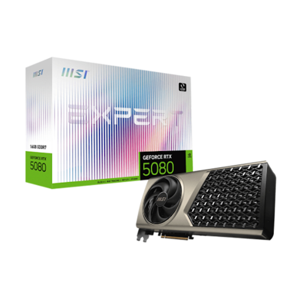 Card đồ họa MSI GeForce RTX 5080 16G EXPERT OC (GDDR7/ 256 bit)