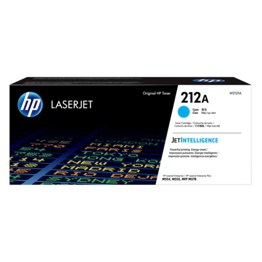 Mực in laser HP 212A Cyan W2121A (Dùng cho máy M554, M555, MFP M578) Mực in laser HP 212A Cyan W2121A (Dùng cho máy M554, M555, MFP M578)