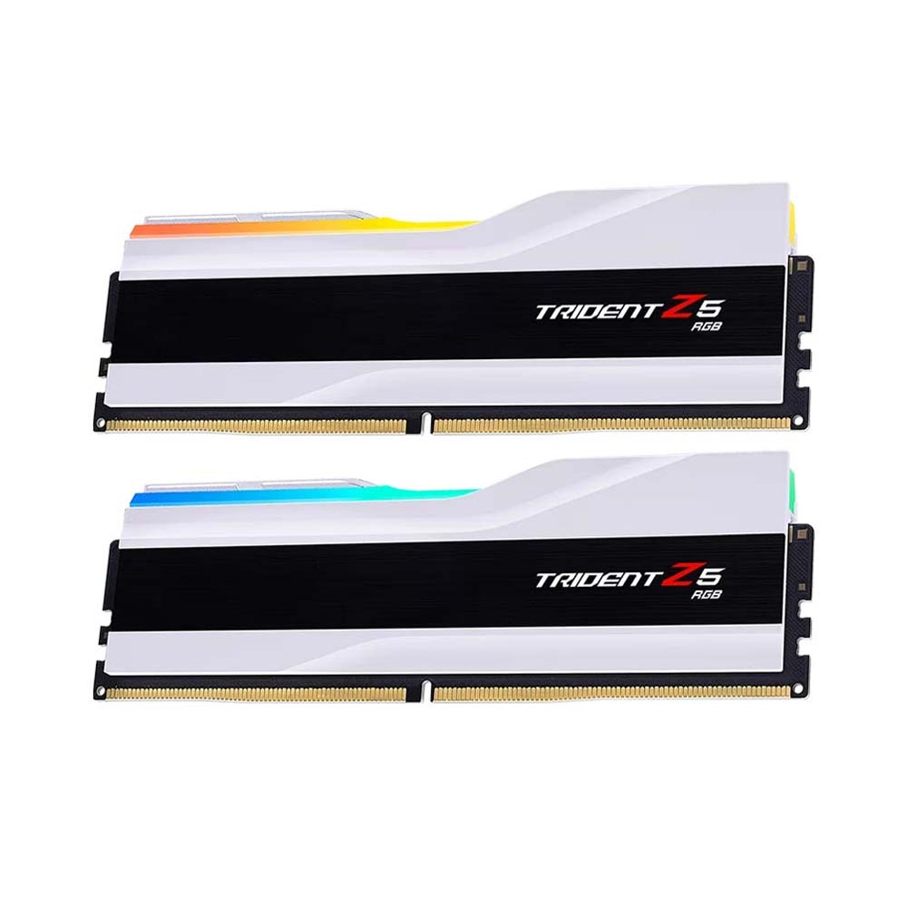 Ram PC GSKill TRIDENT Z5 RGB 64GB (2X32GB) DDR5 6000 Mhz White (F5-6000J3636F32GX2-TZ5RW)