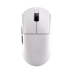 Chuột Gaming không dây ATK A9 Pro Tri-mode White (Bluetooth/Wireless/ Pin sạc)