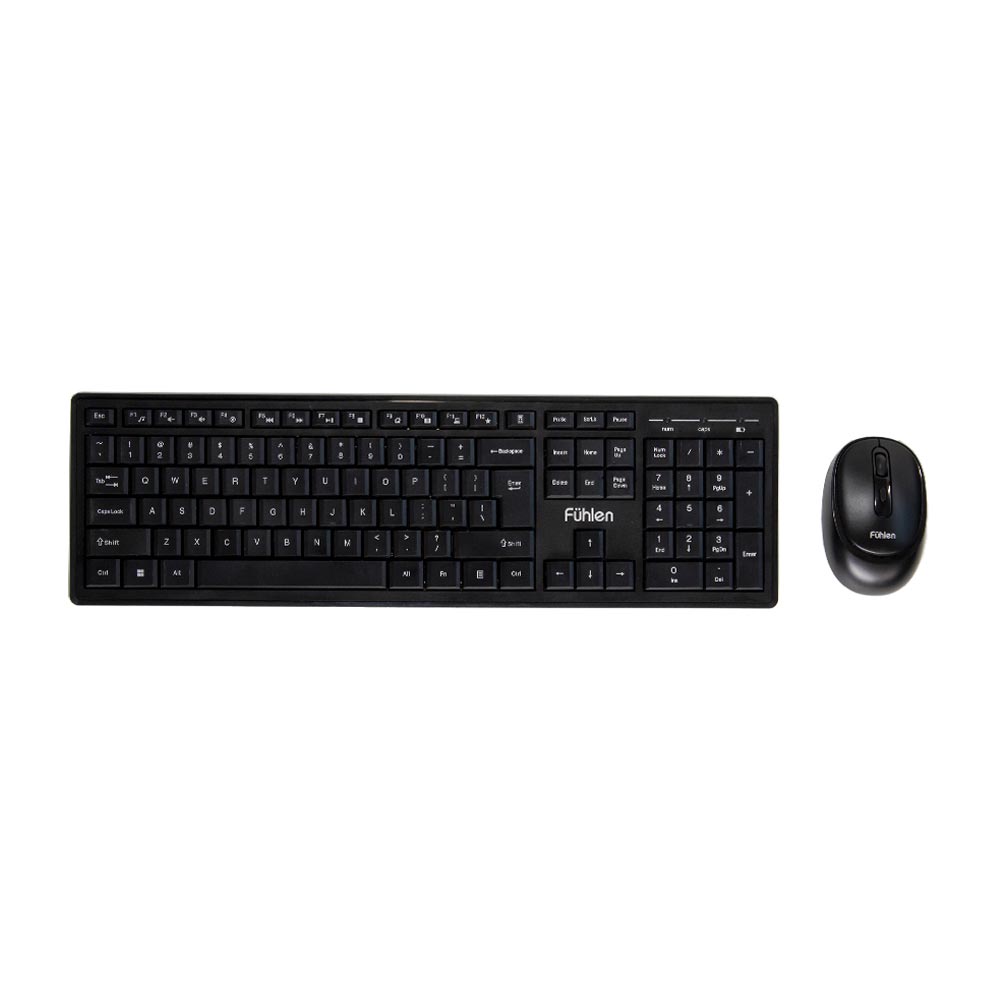 Bộ bàn phím chuột không dây Fuhlen U79s Plus (Đen) Bộ bàn phím chuột không dây Fuhlen U79s Plus (Đen)