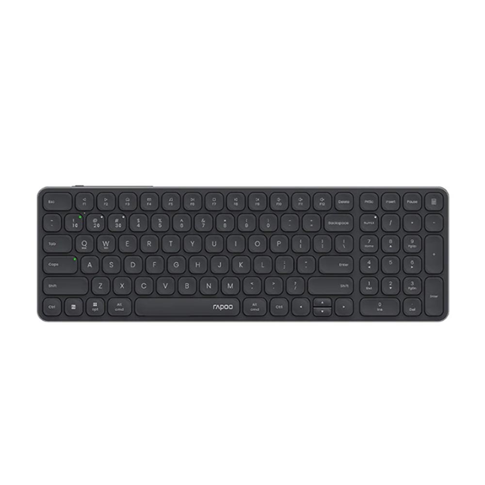 Bàn phím không dây Rapoo E9350L Màu đen (Bluetooth/Wireless/ Pin sạc) Bàn phím không dây Rapoo E9350L Màu đen (Bluetooth/Wireless/ Pin sạc)