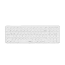 Bàn phím không dây Rapoo E9350L Màu trắng (Bluetooth/Wireless/ Pin sạc)