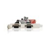 Cạc chuyển Unitek Y-7504B PCI Express 1X sang 2COM(RS232)