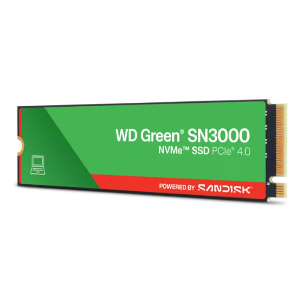 Ổ SSD Sandisk Green SN3000 WDS100T5G0E 1TB (NVMe PCIe/ Gen4x4 M2.2280/ 5000MB/s/ 4100MB/s) Ổ SSD Sandisk Green SN3000 WDS100T5G0E 1TB (NVMe PCIe/ Gen4x4 M2.2280/ 5000MB/s/ 4100MB/s)