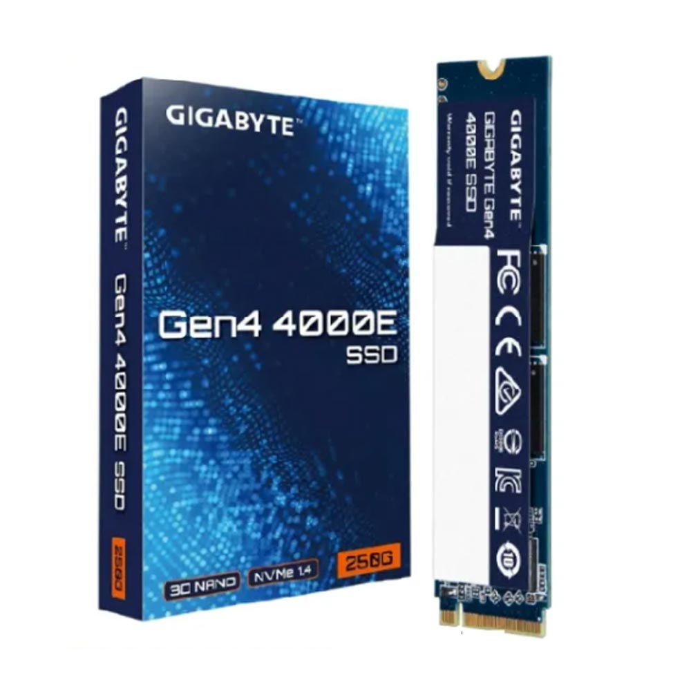 Ổ SSD Gigabyte G440E250G 250G (NVMe PCIe/ Gen4x4 M2.2280/ 3500MB/s/ 1800MB/s) Ổ SSD Gigabyte G440E250G 250G (NVMe PCIe/ Gen4x4 M2.2280/ 3500MB/s/ 1800MB/s)