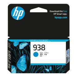 Mực in phun HP 938 Cyan Original Ink Cartridge 4S6X5PA (Dùng cho máy OfficeJet Pro 9110/ 9120/ 9130/ 9720/ 9730)