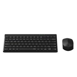 Bộ bàn phím chuột không dây Rapoo 8000GT - Màu đen (Bluetooth/Wireless)