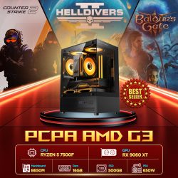 Máy tính PCPA AMD G3 (R5 7500F/16GB/RX 9060 XT 8G/650W)
