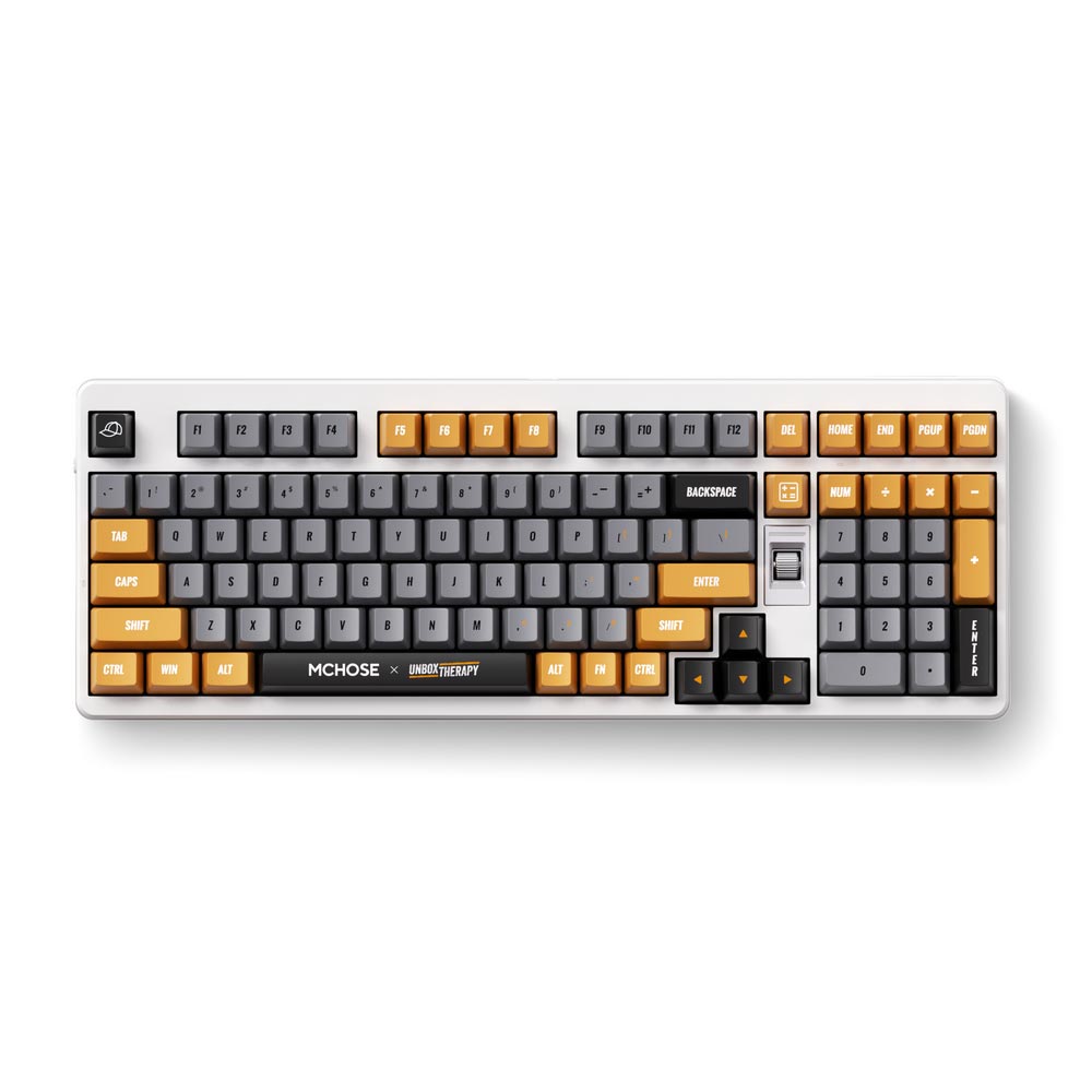 Bàn phím cơ MCHOSE x Unbox Therapy UT98 Retro Therapy Silent Peach V3 Switch
