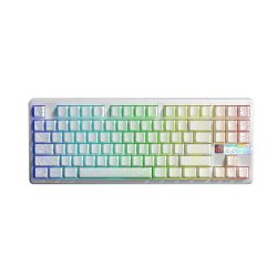 Bàn phím cơ Aula 3 MODE F87 Pro V2 Màu Trắng Contour Star Vector switch