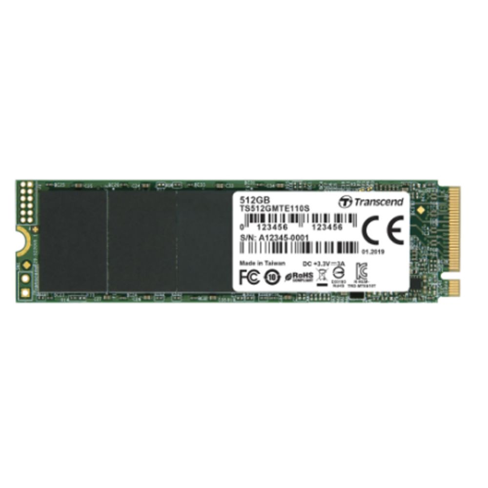 Ổ SSD Transcend 110S 512GB TS512GMTE110S (NVMe PCIe/ Gen3x4 M2.2280/ 1700MB/s/ 1400MB/s) Ổ SSD Transcend 110S 512GB TS512GMTE110S (NVMe PCIe/ Gen3x4 M2.2280/ 1700MB/s/ 1400MB/s)