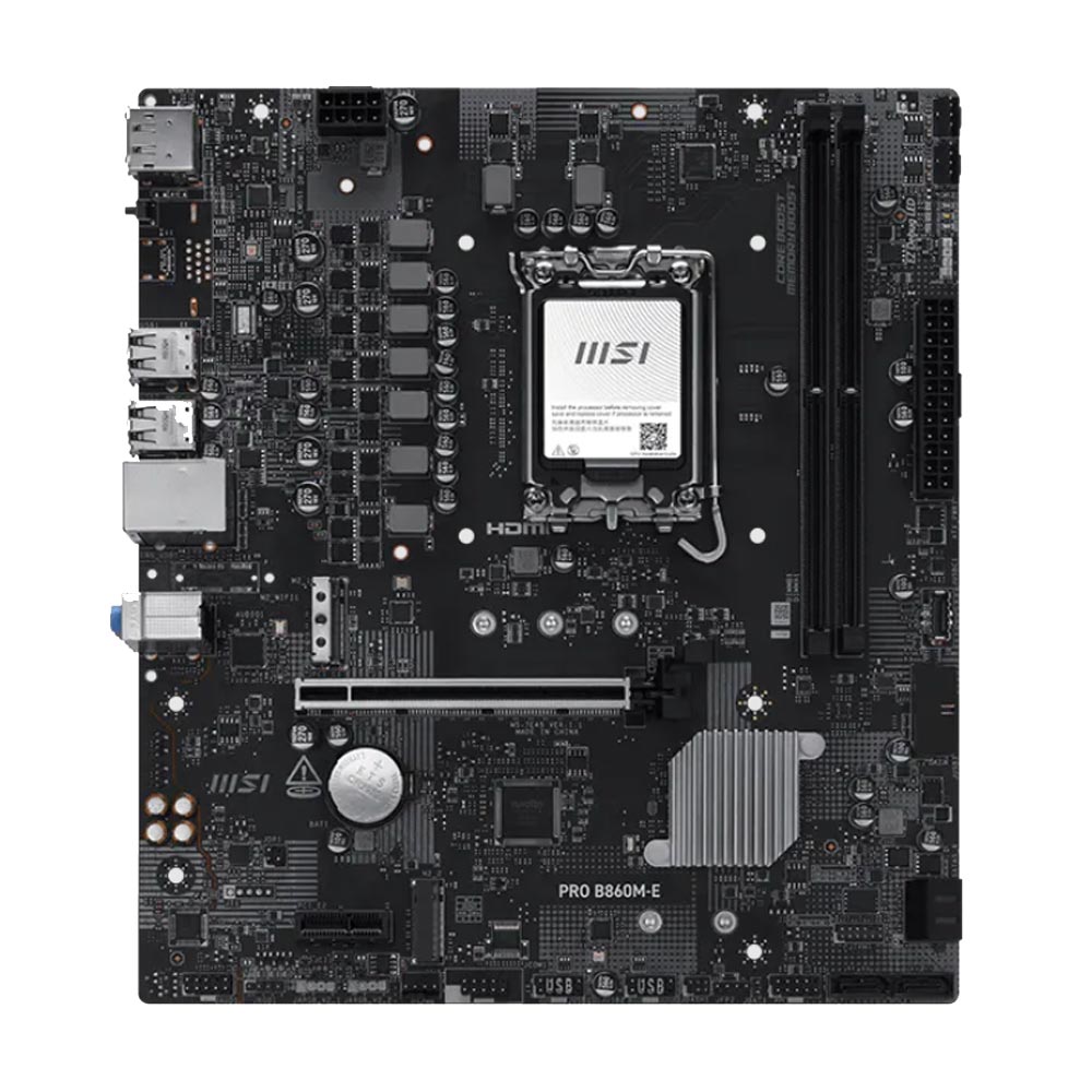 Mainboard MSI PRO B860M-E (Intel B860/ Socket 1851/ M-ATX/ 2 khe ram) Mainboard MSI PRO B860M-E (Intel B860/ Socket 1851/ M-ATX/ 2 khe ram)