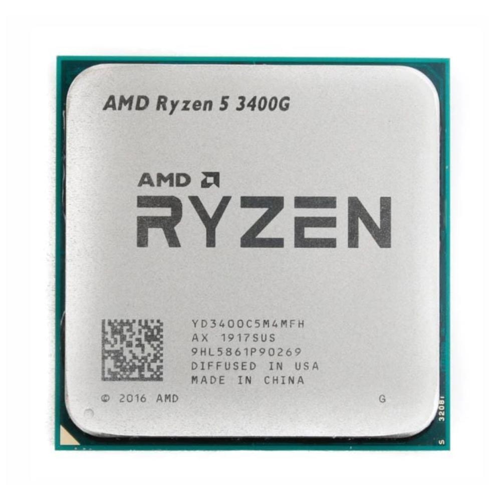CPU AMD Ryzen 5 3400G MPK (Socket AM4/ Base 3.7 GHz/ Turbo 4.2GHz/ 4 Cores/ 8 Threads/ Cache 6Mb) CPU AMD Ryzen 5 3400G MPK (Socket AM4/ Base 3.7 GHz/ Turbo 4.2GHz/ 4 Cores/ 8 Threads/ Cache 6Mb)