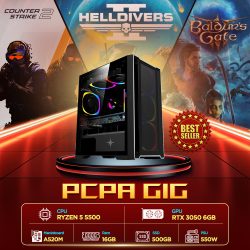Máy tính PCPA GIG RTX 3050 6GB (R5 5500/ 16GB/ 500Gb SSD/ NoOS)
