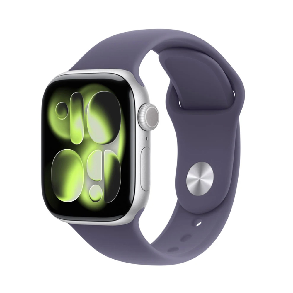 Đồng hồ thông minh Apple Watch Series 11 (46mm/ GPS/ Viền Nhôm/ Dây Silicon/ Silver/ M/L)