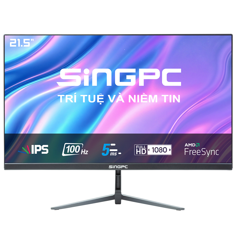 Màn hình SingPC Q22F100D-IPS (21.5Inch/ Full HD/ 1ms/ 100HZ/ 250cd/m2/ IPS/ Loa) Màn hình SingPC Q22F100D-IPS (21.5Inch/ Full HD/ 1ms/ 100HZ/ 250cd/m2/ IPS/ Loa)