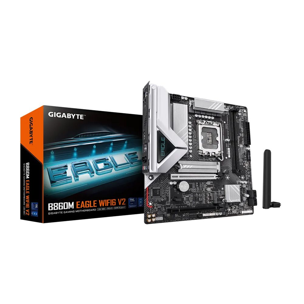 Mainboard Gigabyte B860M EAGLE WIFI6 V2 DDR5 (Intel B860/ Socket 1851/ M-ATX/ 2 khe ram) Mainboard Gigabyte B860M EAGLE WIFI6 V2 DDR5 (Intel B860/ Socket 1851/ M-ATX/ 2 khe ram)