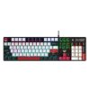 Bàn phím cơ Aula S500 Đen+trắng+đỏ Blue switch