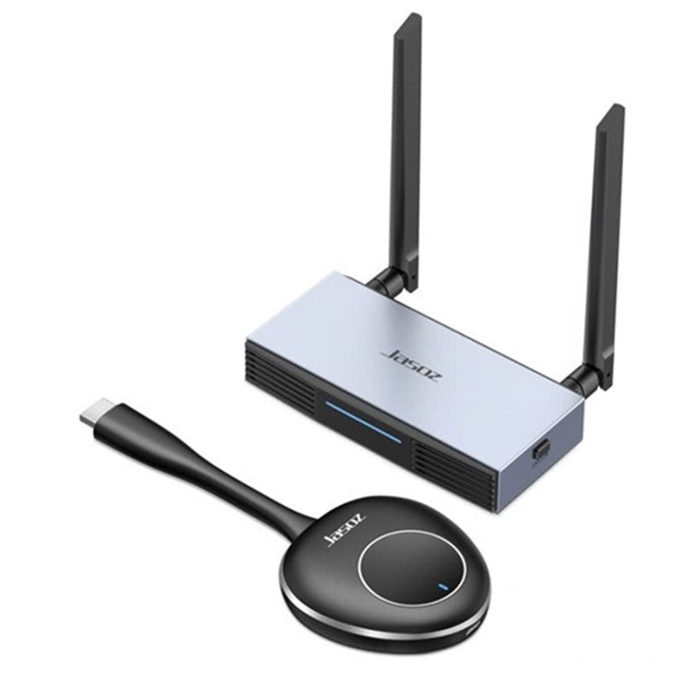 Bộ thu phát không dây trình chiếu từ xa HDMI không dây 50m Jasoz T-G168 hỗ trợ 4K/30Hz (vỏ nhôm) Bộ thu phát không dây trình chiếu từ xa HDMI không dây 50m Jasoz T-G168 hỗ trợ 4K/30Hz (vỏ nhôm)