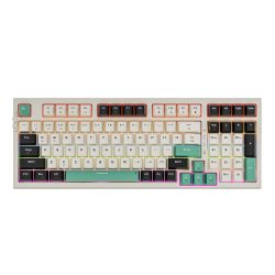 Bàn phím cơ Newmen Gaming GM328 Plus, Apricot-black-blue (LED Rainbows)