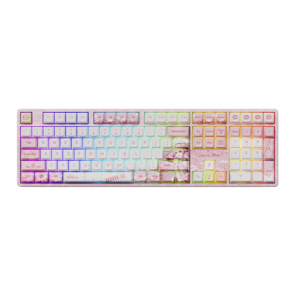 Bàn phím cơ AKKO 5108B Plus Sakura Miku
