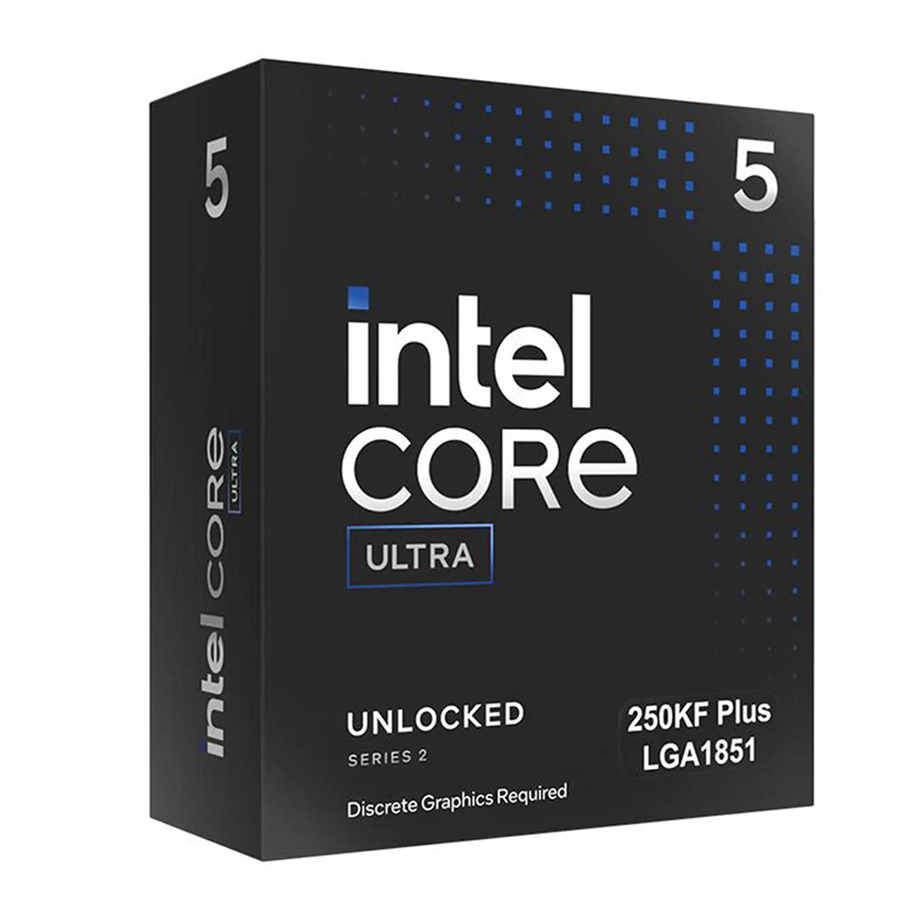 CPU Intel Core Ultra 5 250KF Plus (Socket 1851/ Base 3.3Ghz/ Turbo 5.3GHz/ 18 Cores/ 18 Threads/ Cache 30MB) CPU Intel Core Ultra 5 250KF Plus (Socket 1851/ Base 3.3Ghz/ Turbo 5.3GHz/ 18 Cores/ 18 Threads/ Cache 30MB)