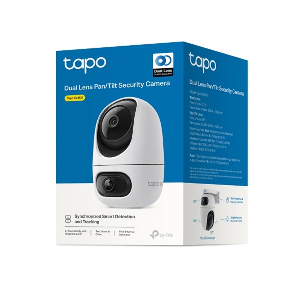 Camera ip wifi TP-Link Tapo C245D (Dual 2K 3MP/ Quay quét) Camera ip wifi TP-Link Tapo C245D (Dual 2K 3MP/ Quay quét)