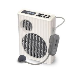 Máy trợ giảng không dây Aporo T58 2.4G (Micro không dây, Bluetooth 6.0) - Màu trắng