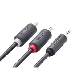 Cáp Audio Ugreen 10583 3,5mm ra 2 đầu RCA 1.5M