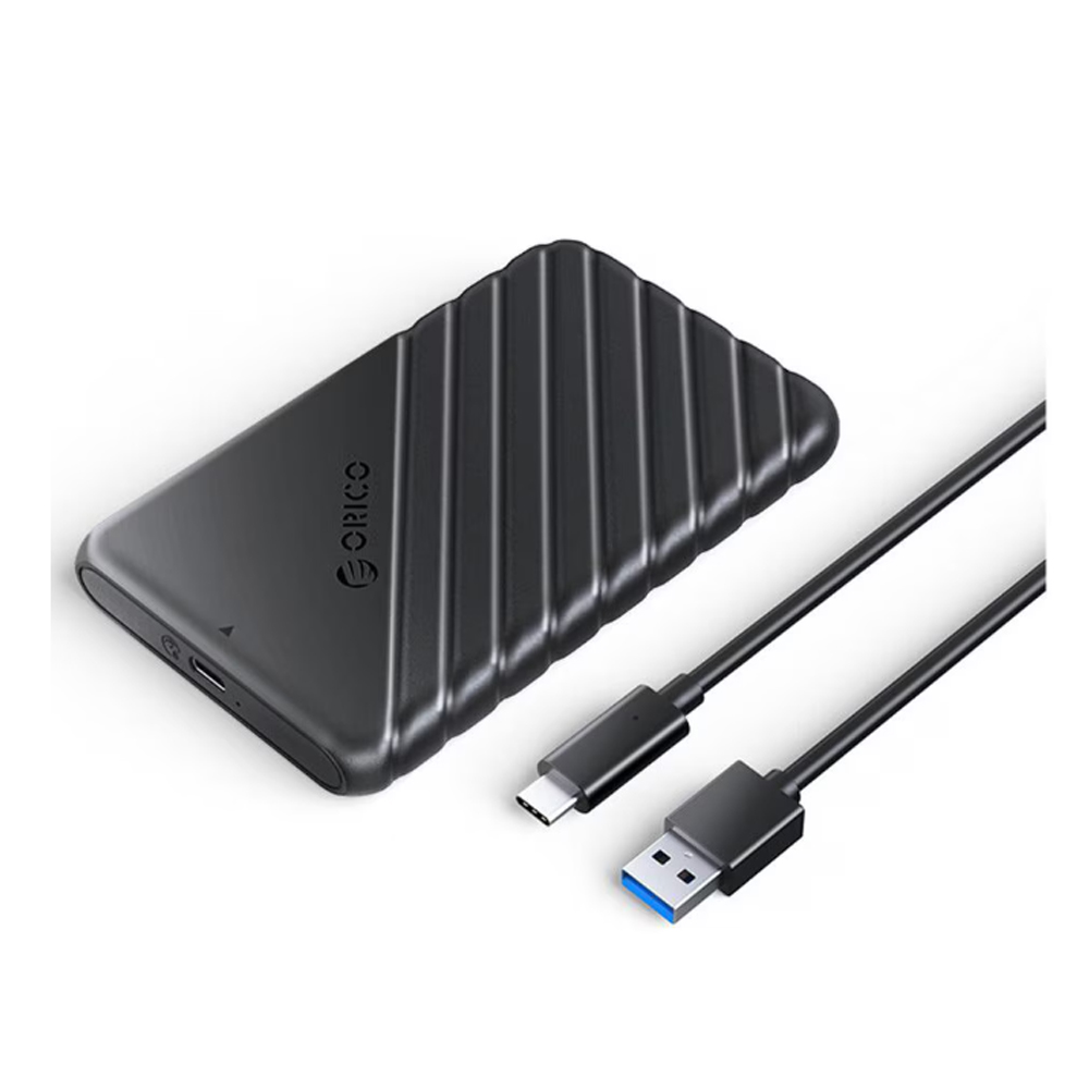 Hộp đựng ổ cứng Orico 25PW1-C3-BK 2.5Inch USB Type -C (Màu đen)