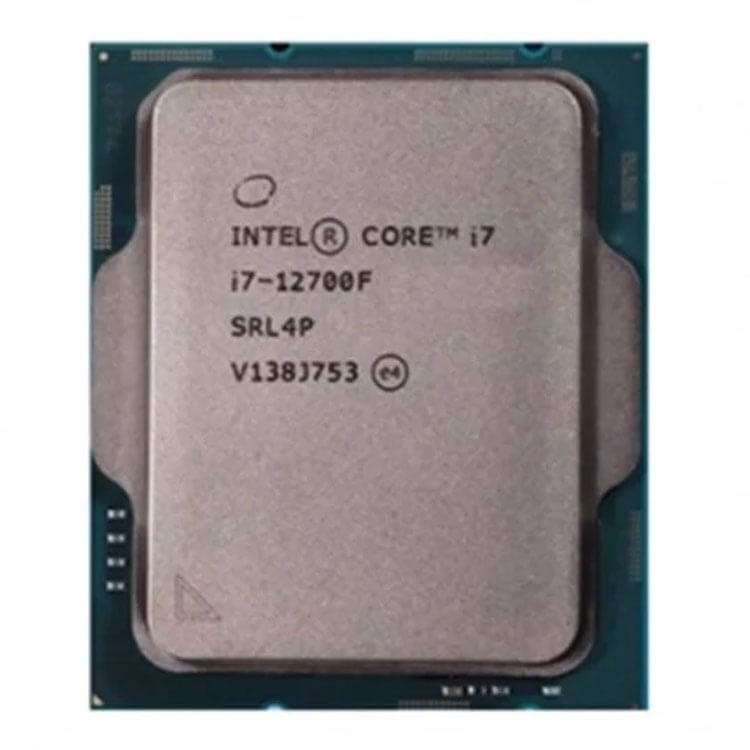 CPU Intel Core i7 12700F Tray (Socket 1700/ Base 2.1 GHz/ Turbo 4.9GHz/ 12 Cores/ 20 Threads/ Cache 25MB) CPU Intel Core i7 12700F Tray (Socket 1700/ Base 2.1 GHz/ Turbo 4.9GHz/ 12 Cores/ 20 Threads/ Cache 25MB)