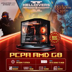 Máy tính PCPA AMD G8 (R7 5700X/16GB/RX 5060TI 8G)