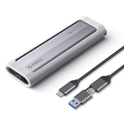 Hộp đựng ổ cứng Orico AXM2S-G2-V1-GY-BP SSD M2 NVME và M.2 Sata (Tốc độ 10Gbps)