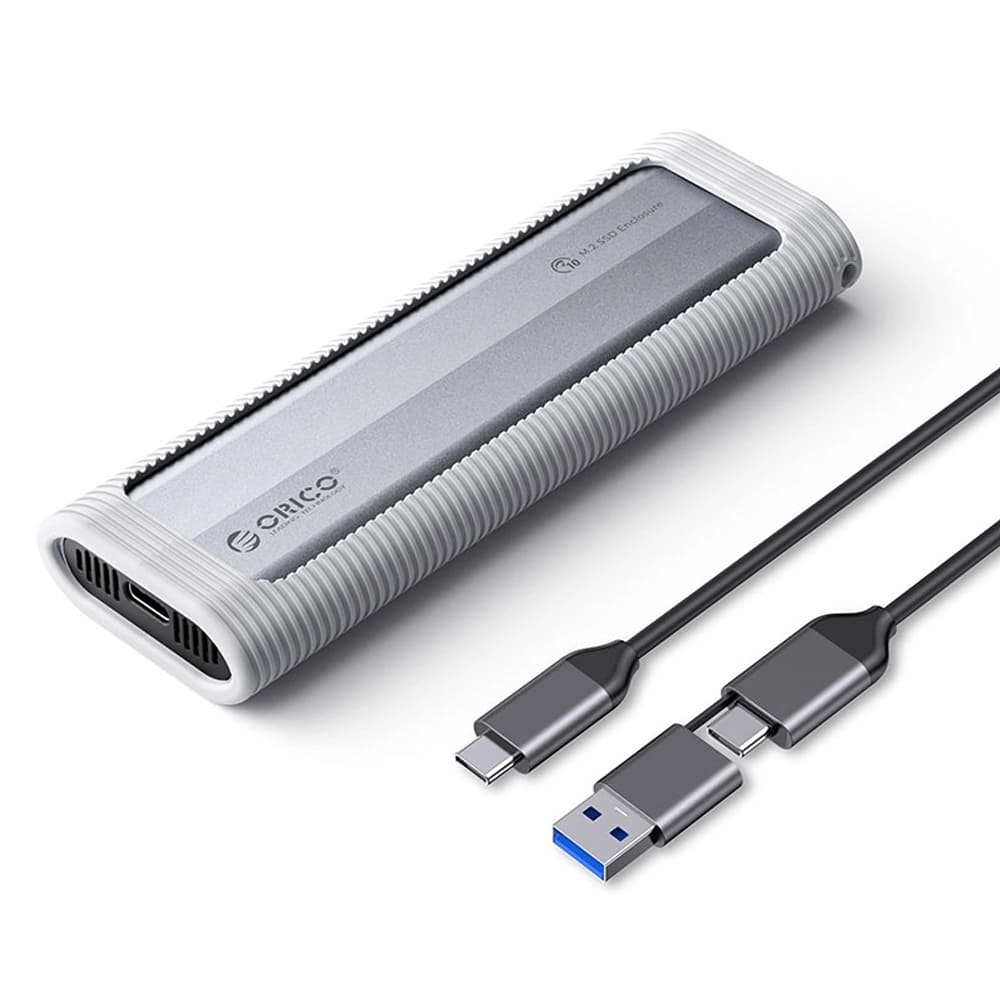 Hộp đựng ổ cứng Orico AXM2S-G2-V1-GY-BP SSD M2 NVME và M.2 Sata (Tốc độ 10Gbps) Hộp đựng ổ cứng Orico AXM2S-G2-V1-GY-BP SSD M2 NVME và M.2 Sata (Tốc độ 10Gbps)