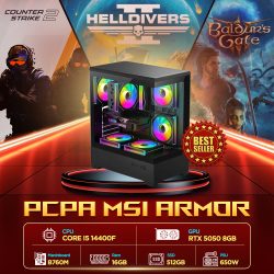 Máy tính PCPA MSI Armor (Core i5 14400F/16GB/RTX 5050 8G)