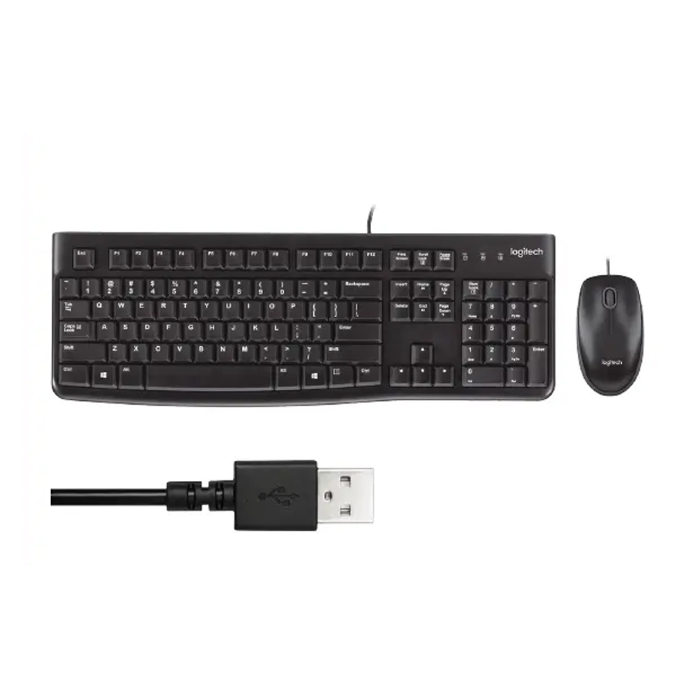 Bộ bàn phím chuột Logitech MK120 (Đen) Bộ bàn phím chuột Logitech MK120 (Đen)