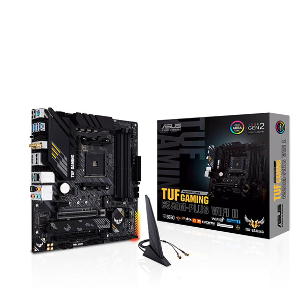 Mainboard Asus TUF Gaming B550M-PLUS WIFI II (AMD B550/ Socket AM4/ M-ATX/ 4 khe ram) Mainboard Asus TUF Gaming B550M-PLUS WIFI II (AMD B550/ Socket AM4/ M-ATX/ 4 khe ram)