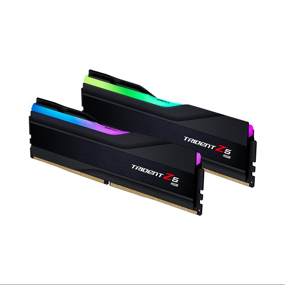 Ram PC GSKill TRIDENT Z5 RGB 64GB (2X32GB) DDR5 6000 Mhz Black (F5-6000J3636F32GX2-TZ5RK) Ram PC GSKill TRIDENT Z5 RGB 64GB (2X32GB) DDR5 6000 Mhz Black (F5-6000J3636F32GX2-TZ5RK)