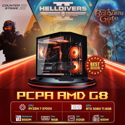 Máy tính PCPA AMD G8 (R7 5700X/16GB/RX 5060TI 8G)