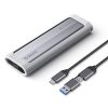 Hộp đựng ổ cứng Orico AXM2-G2-V1-GY-BP SSD M2 NVME (Tốc độ 10Gbps)