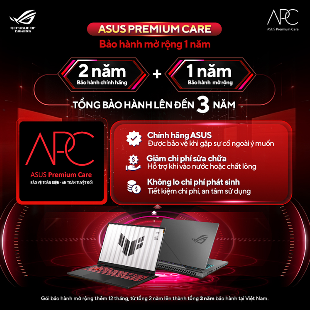 Gói dịch vụ gia hạn bảo hành Laptop Asus Gaming IWEP-12M 12 tháng (Gaming ROG/ TUF Gaming) Gói dịch vụ gia hạn bảo hành Laptop Asus Gaming IWEP-12M 12 tháng (Gaming ROG/ TUF Gaming)