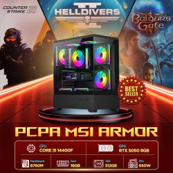 Máy tính PCPA MSI Armor (Core i5 14400F/16GB/RTX 5050 8G)