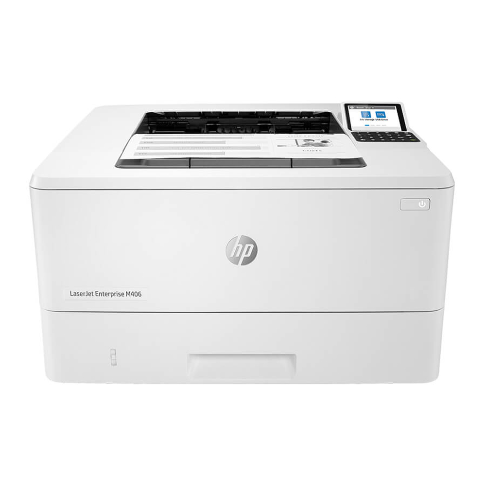 Máy in laser đen trắng HP LaserJet Enterprise M406dn 3PZ15A (A4/A5/ Đảo mặt/ USB/ LAN) Máy in laser đen trắng HP LaserJet Enterprise M406dn 3PZ15A (A4/A5/ Đảo mặt/ USB/ LAN)
