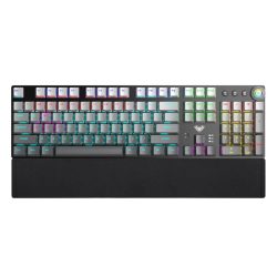 Bàn phím cơ Aula 3 MODE F2088AIR xám đen gradient Red Switch