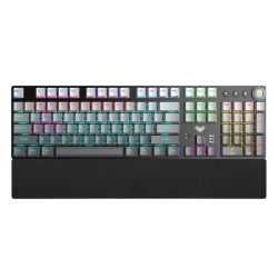 Bàn phím cơ Aula 3 MODE F2088AIR xám đen gradient Red Switch
